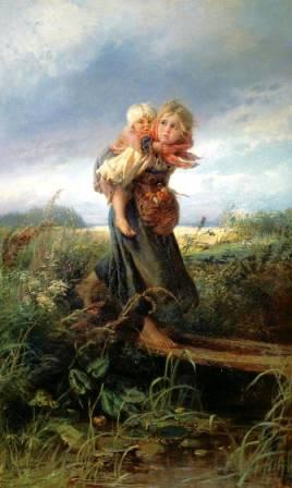 «Дети, бегущие от грозы» - К.Е. Маковский