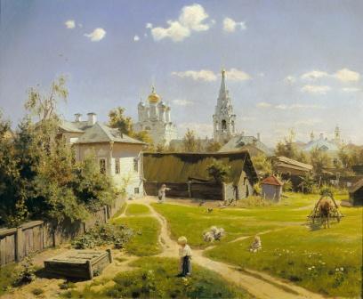 «Московский дворик» - В.Д. Поленов