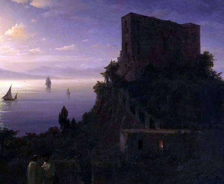 «Неаполитанский залив в лунном свете» - Айвазовский И.