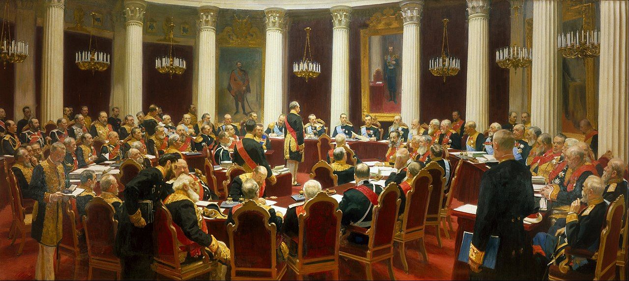 «Торжественное заседание государственного совета 7 мая 1901 года» - И.Е. Репин