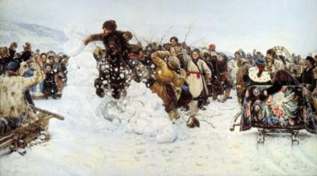 «Взятие снежного городка» - В.И. Суриков